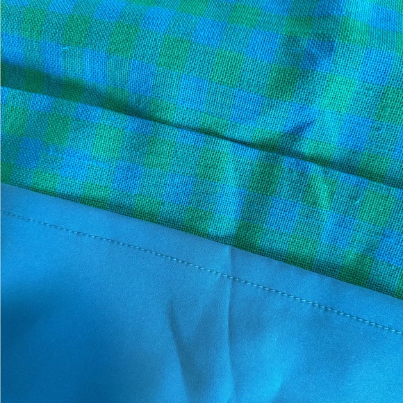 Elegant Blue Checked  Women's Skirt - Picture 6 of 11